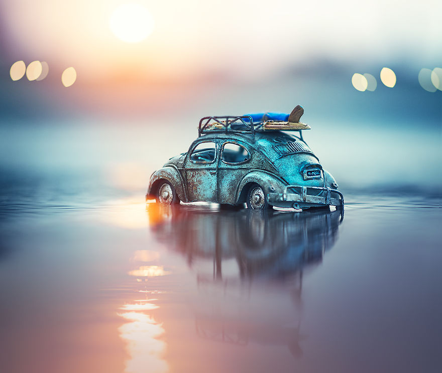 I Create Whimsical Images Using Miniature Model Cars I Create Whimsical Images Using Miniature Model Cars