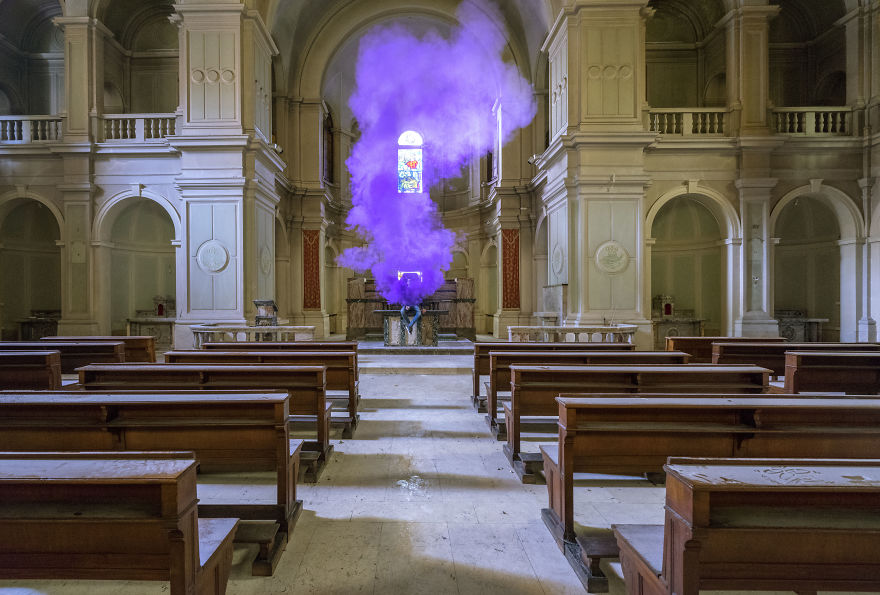 I Explained The Emotions That Abandoned Places Still Preserve Through The Use Of Colors