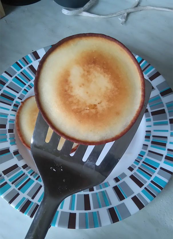 My Perfectly Round Pancake!