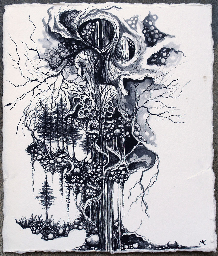 I Create Fantasy Illustration And Sculpture Inspired By Nature