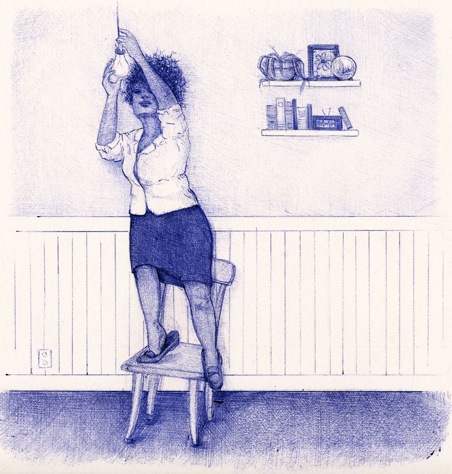 I'm Creating A Collection Of Little Vignettes With A Pen That Play With Our Relationship With Tech