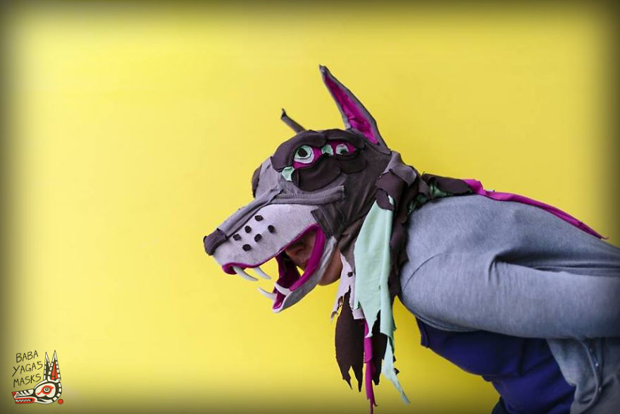 "Baba Yaga's Masks" Artist Creating Awesome Textile Masks For Everyone "Baba Yaga's Masks" Artist Creating Awesome Textile Masks For Everyone