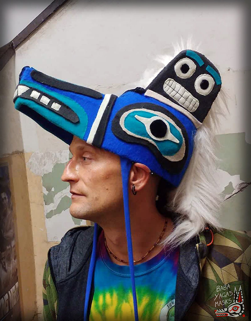 "Baba Yaga's Masks" Artist Creating Awesome Textile Masks For Everyone "Baba Yaga's Masks" Artist Creating Awesome Textile Masks For Everyone