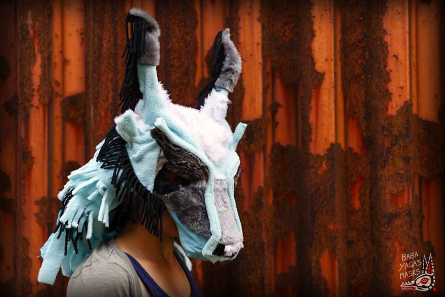 "Baba Yaga's Masks" Artist Creating Awesome Textile Masks For Everyone "Baba Yaga's Masks" Artist Creating Awesome Textile Masks For Everyone