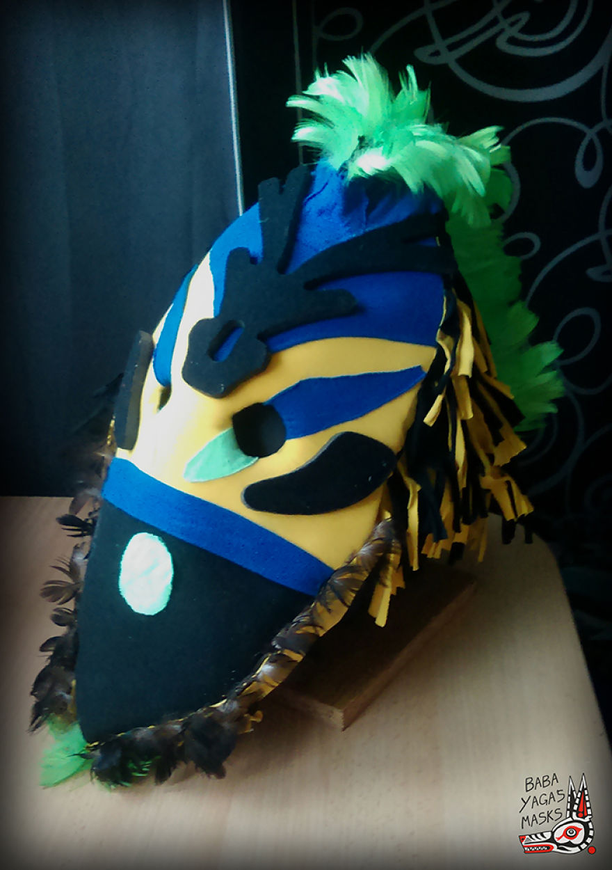 "Baba Yaga's Masks" Artist Creating Awesome Textile Masks For Everyone "Baba Yaga's Masks" Artist Creating Awesome Textile Masks For Everyone