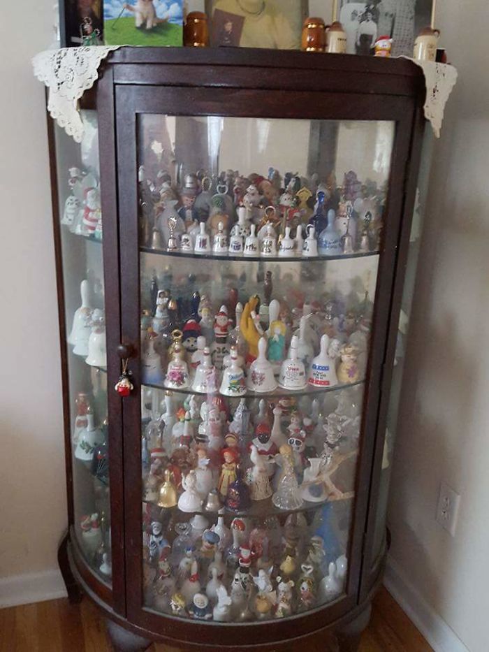 My Moms Collection Of Bells...200+