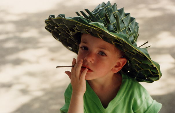 Loose Collar, Fake Smoking, And A "Yeah Whatever" Look. Apparently I Used To Be Cool Haha
