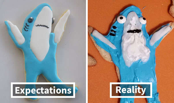 Left Shark Cookie