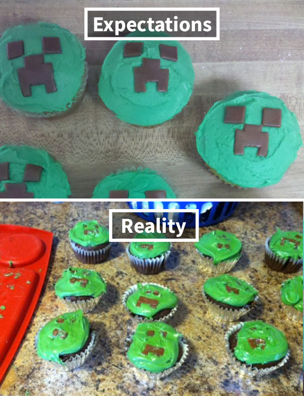 Minecraft Cupcakes