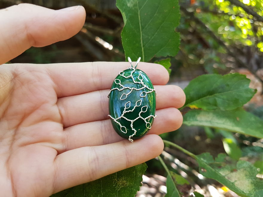 "Leafy Branches" Pendant Tutorial
