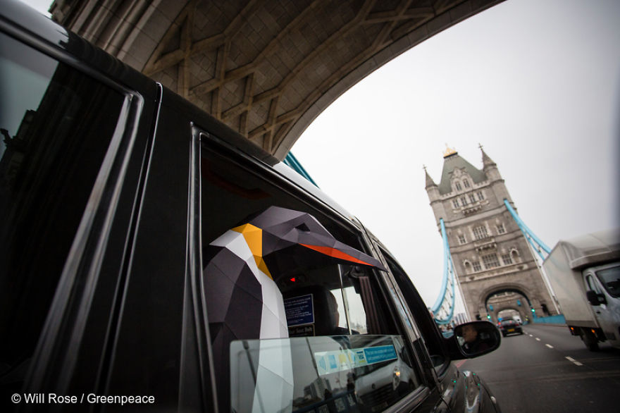 Paper Penguins Pop Up Around World To Share Urgent Message About Their Home Paper Penguins Pop Up Around World To Share Urgent Message About Their Home