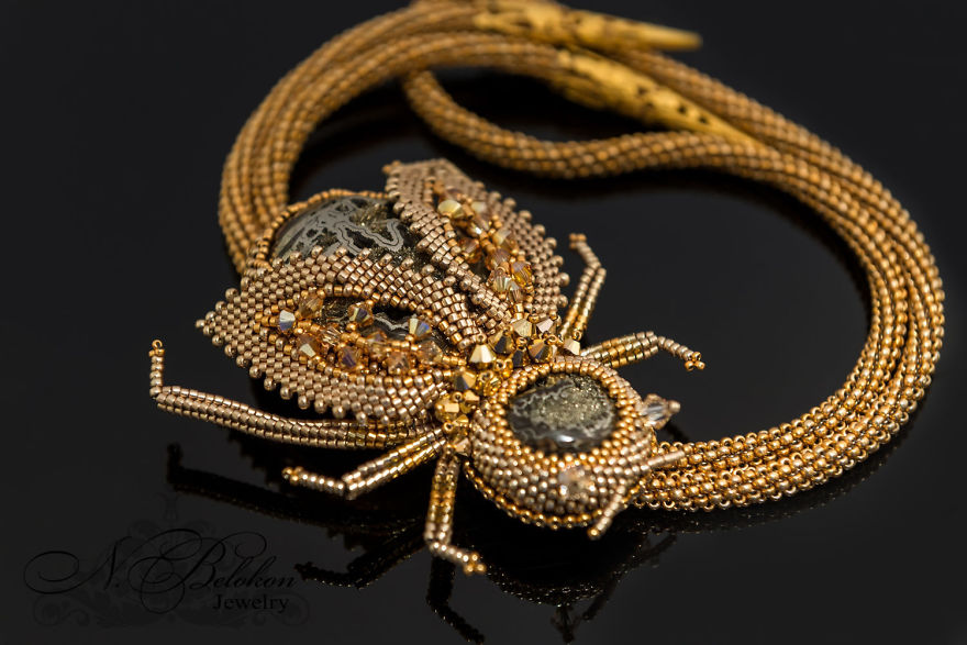 Gorgeous Beaded Insects Made By Russian Craftswoman Completely By Hand