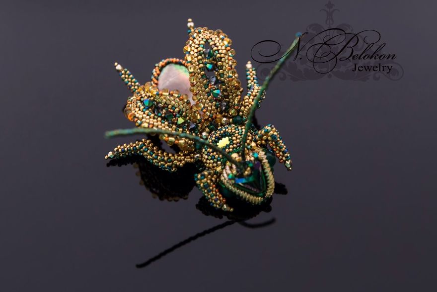Gorgeous Beaded Insects Made By Russian Craftswoman Completely By Hand