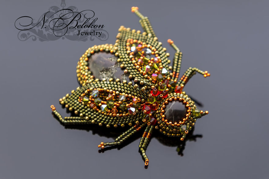 Gorgeous Beaded Insects Made By Russian Craftswoman Completely By Hand