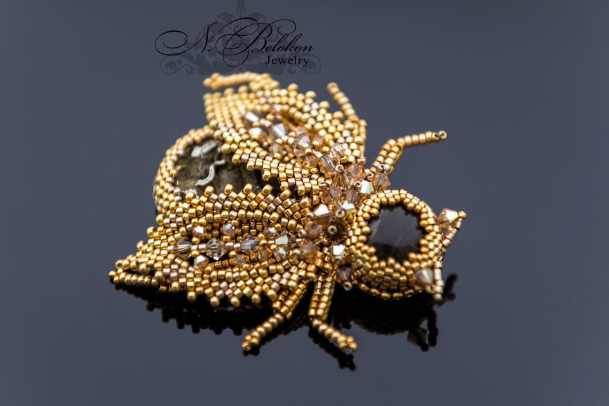 Gorgeous Beaded Insects Made By Russian Craftswoman Completely By Hand