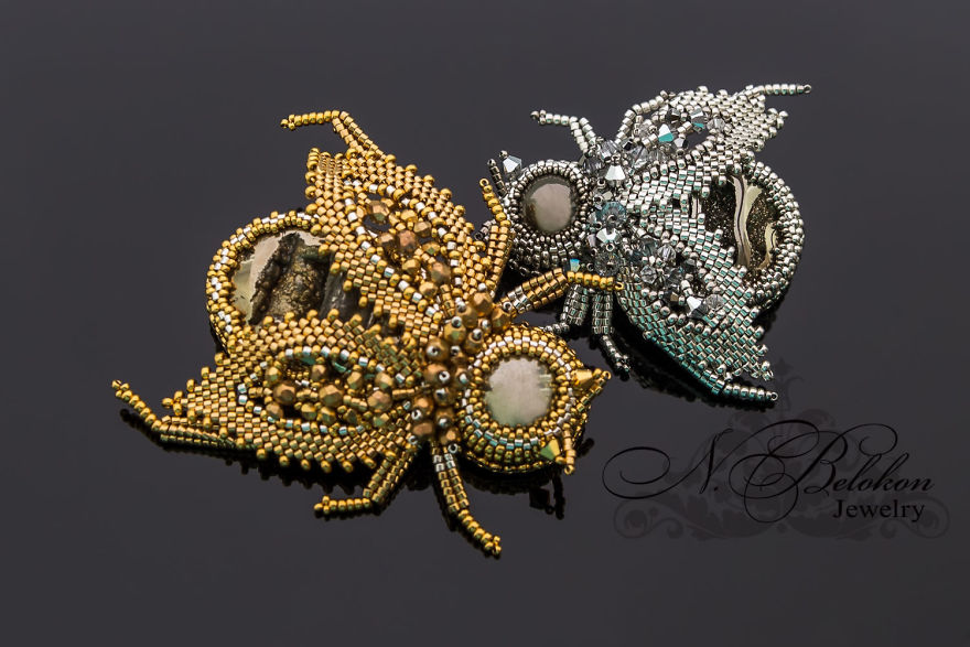 Gorgeous Beaded Insects Made By Russian Craftswoman Completely By Hand