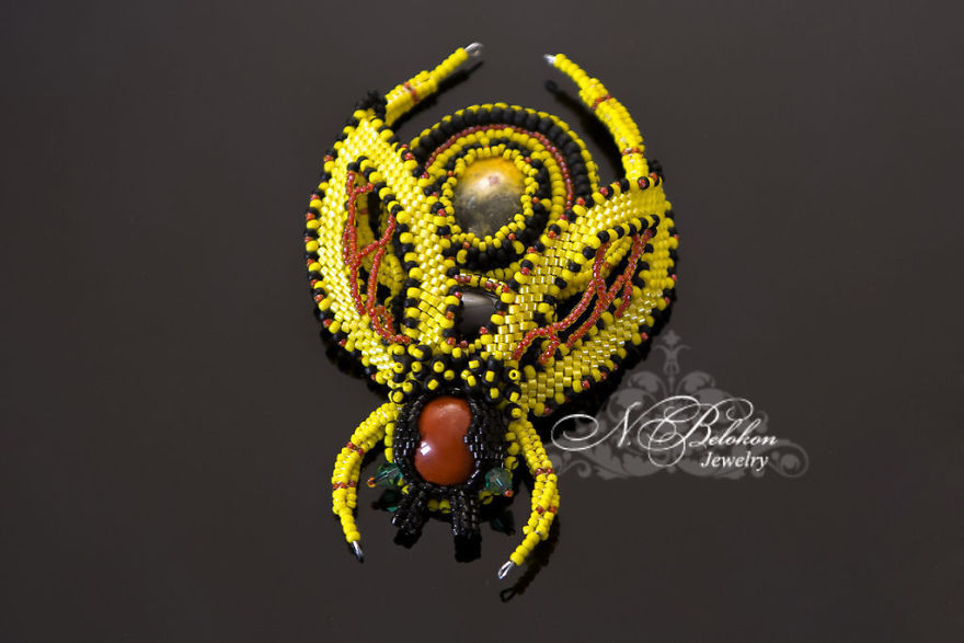 Gorgeous Beaded Insects Made By Russian Craftswoman Completely By Hand
