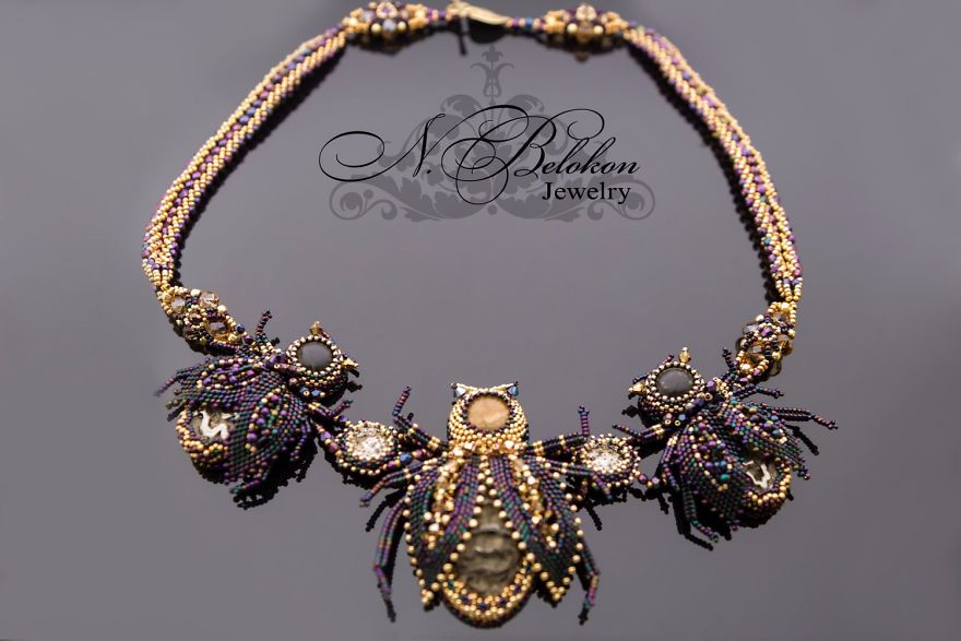 Gorgeous Beaded Insects Made By Russian Craftswoman Completely By Hand