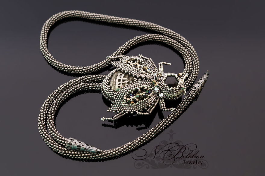 Gorgeous Beaded Insects Made By Russian Craftswoman Completely By Hand