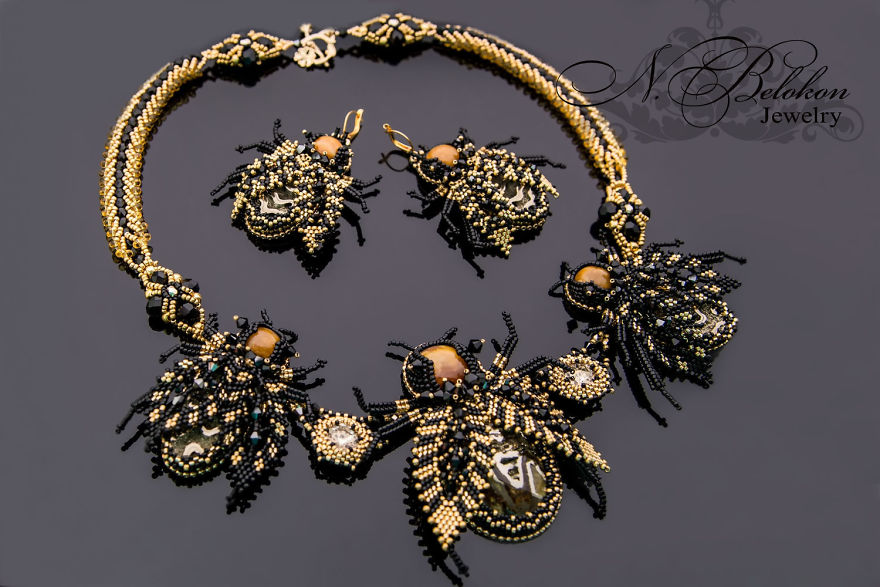 Gorgeous Beaded Insects Made By Russian Craftswoman Completely By Hand
