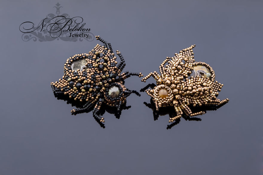 Gorgeous Beaded Insects Made By Russian Craftswoman Completely By Hand