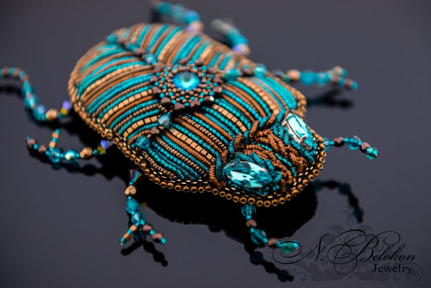 Gorgeous Beaded Insects Made By Russian Craftswoman Completely By Hand