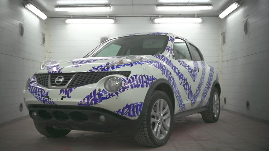 Graffiti On The Car