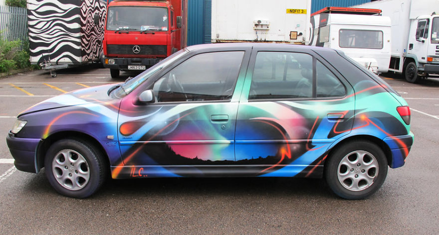Graffiti On The Car