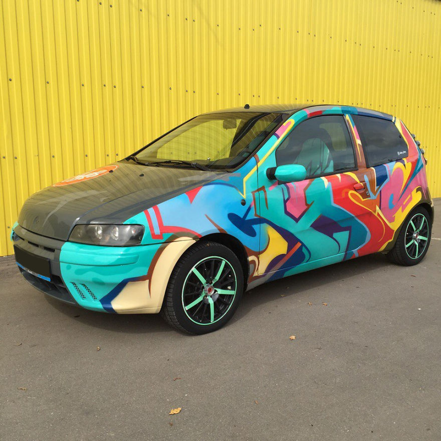 Graffiti On The Car