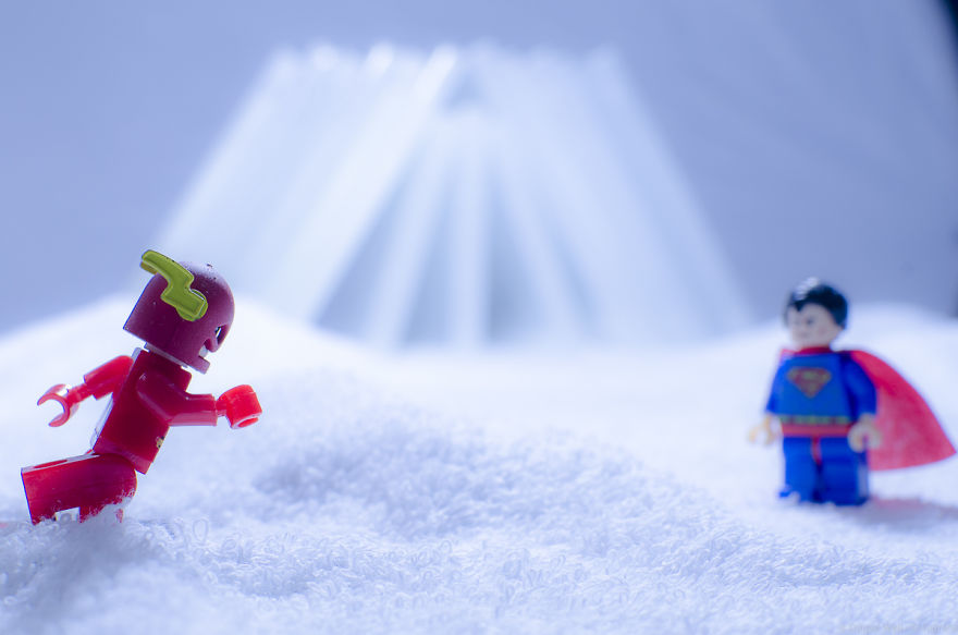 I Used Toy Cars, Legos And Towels To Create These Images I Used Toy Cars, Legos And Towels To Create These Images