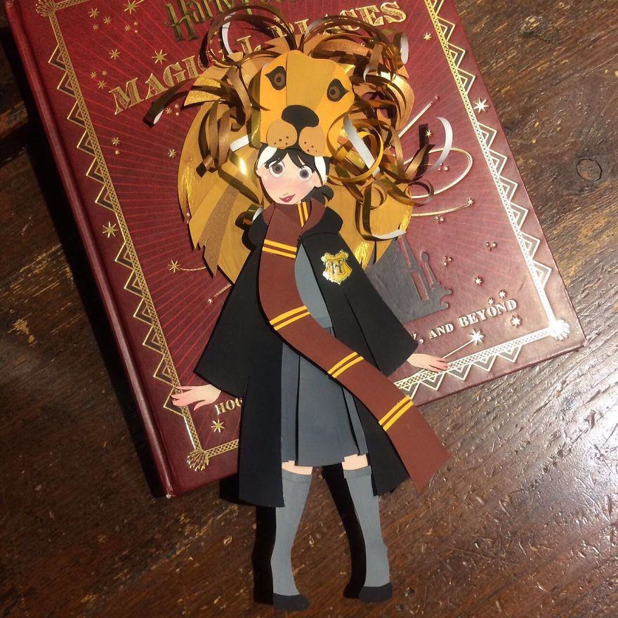 I Create A World Of My Own Using Paper, Scissors And A Little Too Much Color!