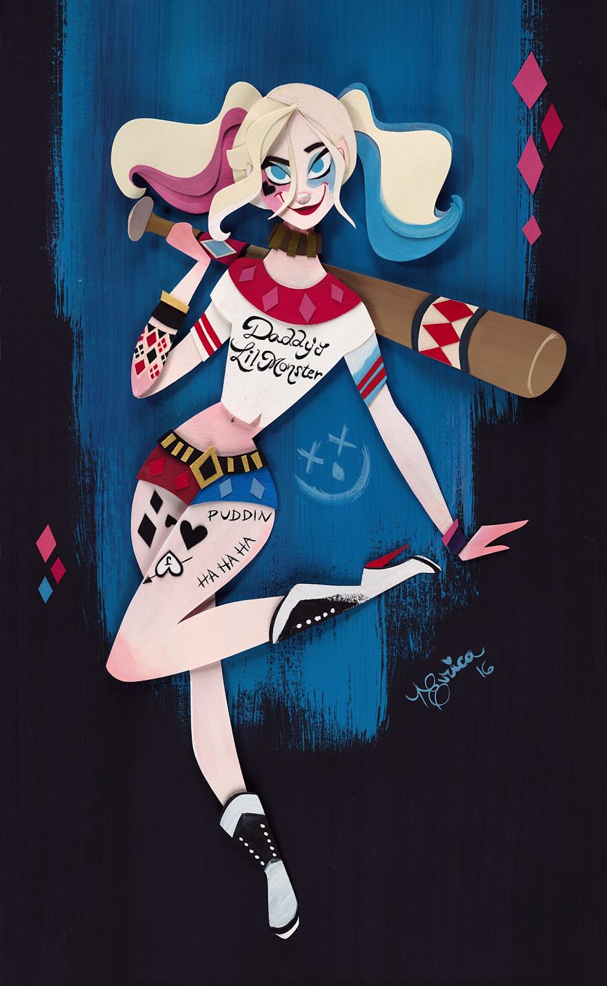 I Create A World Of My Own Using Paper, Scissors And A Little Too Much Color!