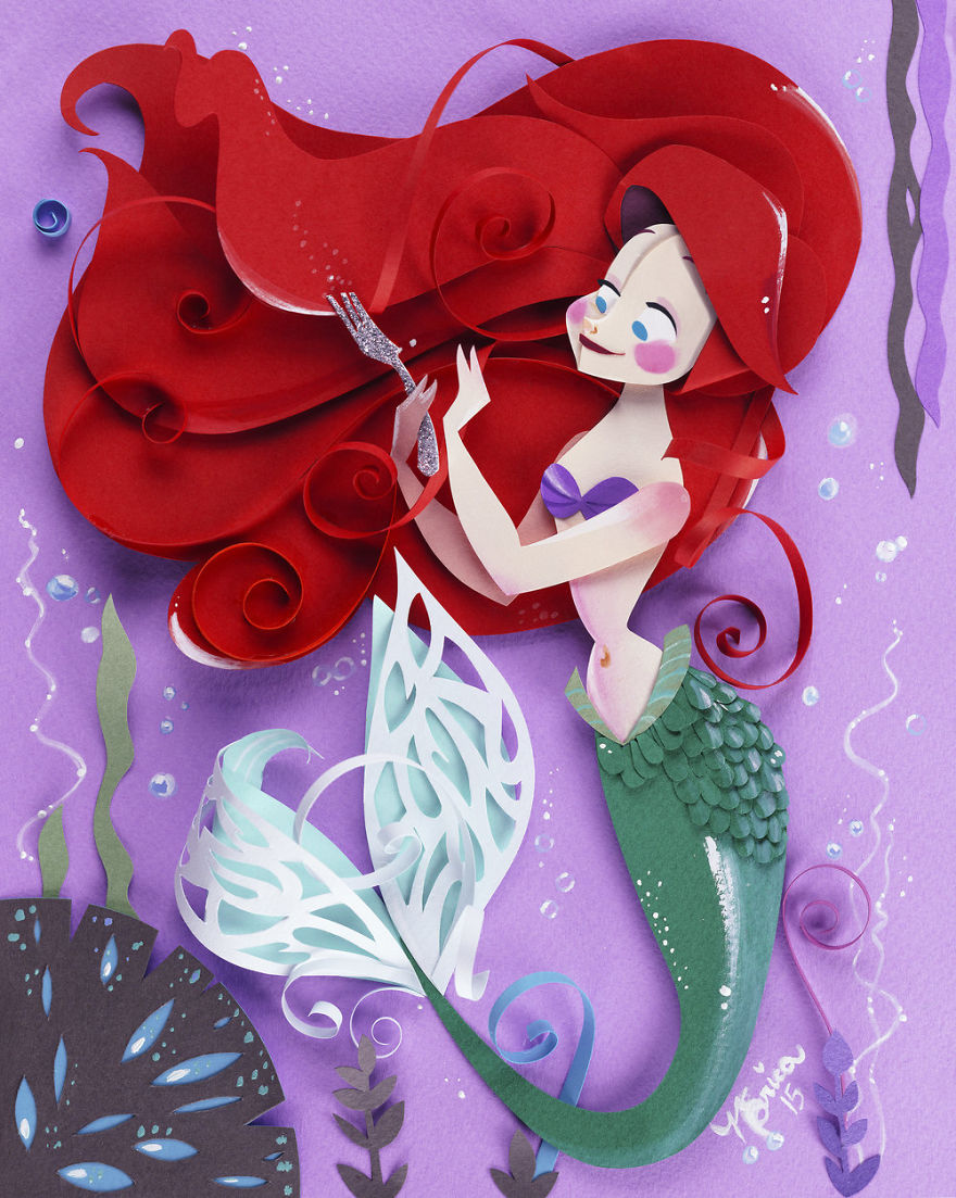 I Create A World Of My Own Using Paper, Scissors And A Little Too Much Color!