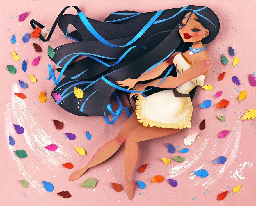 I Create A World Of My Own Using Paper, Scissors And A Little Too Much Color!