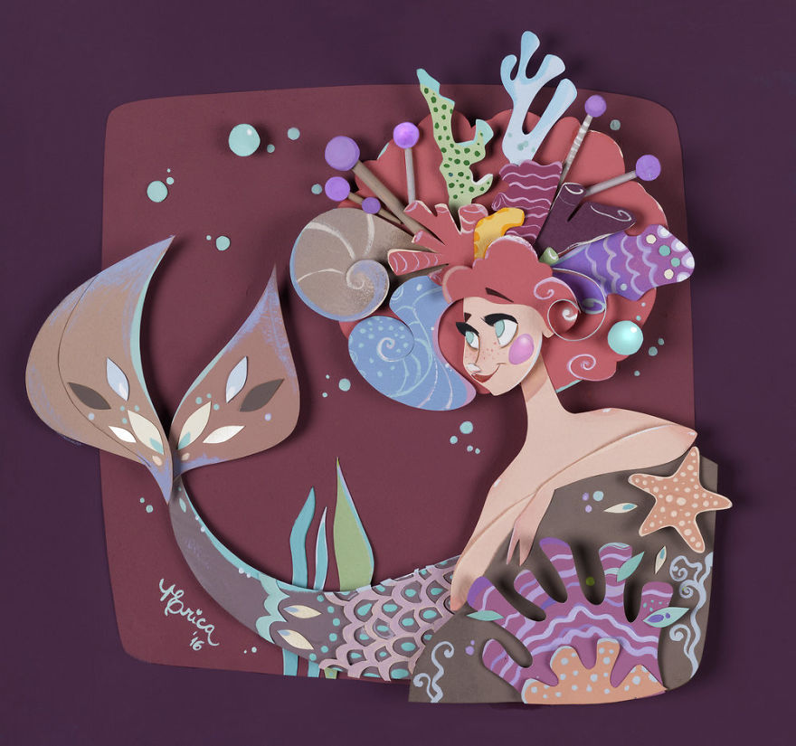 I Create A World Of My Own Using Paper, Scissors And A Little Too Much Color!