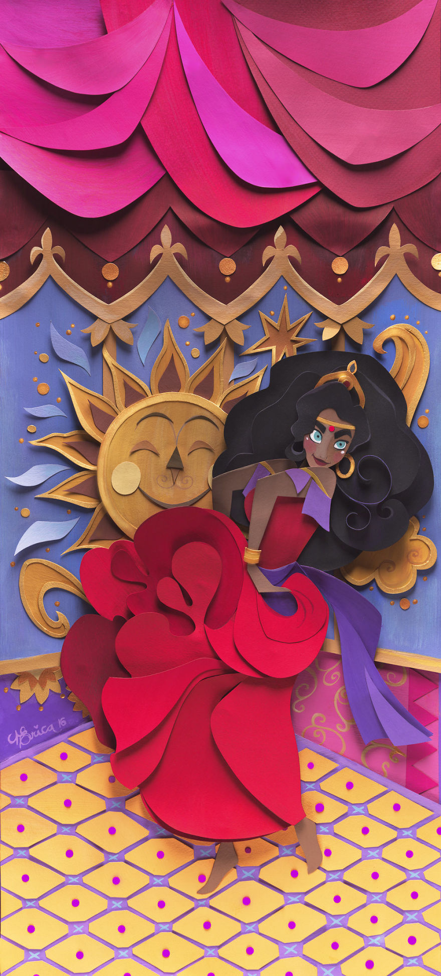 I Create A World Of My Own Using Paper, Scissors And A Little Too Much Color!