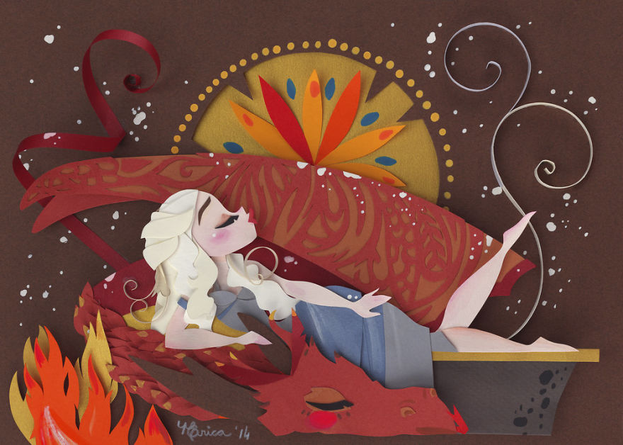 I Create A World Of My Own Using Paper, Scissors And A Little Too Much Color!