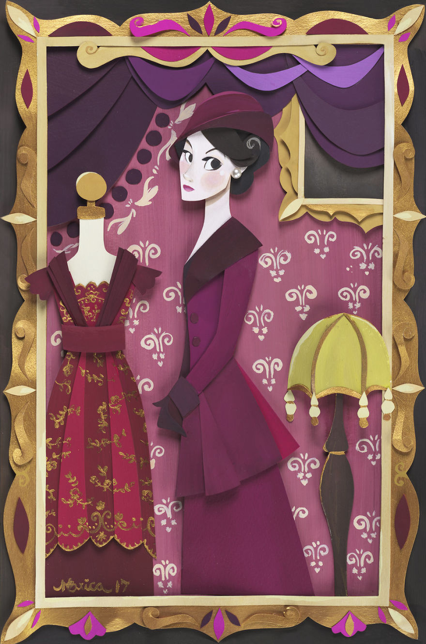 I Create A World Of My Own Using Paper, Scissors And A Little Too Much Color!