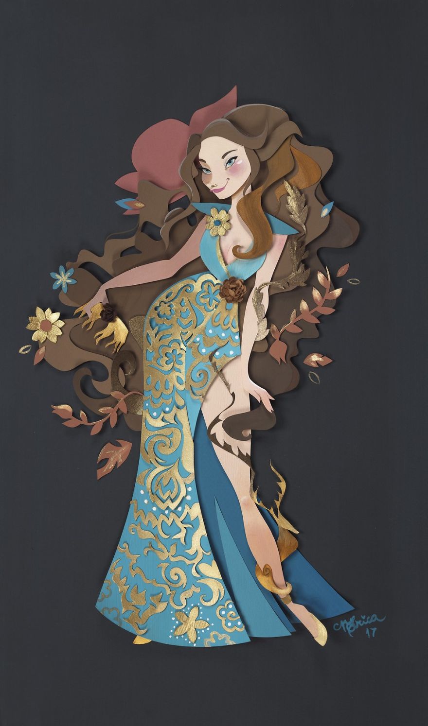 I Create A World Of My Own Using Paper, Scissors And A Little Too Much Color!