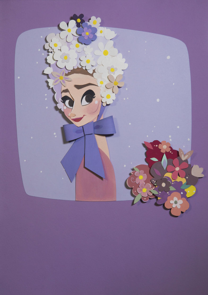 I Create A World Of My Own Using Paper, Scissors And A Little Too Much Color!