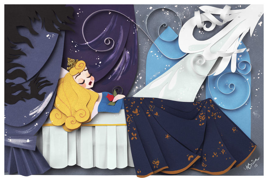 I Create A World Of My Own Using Paper, Scissors And A Little Too Much Color!