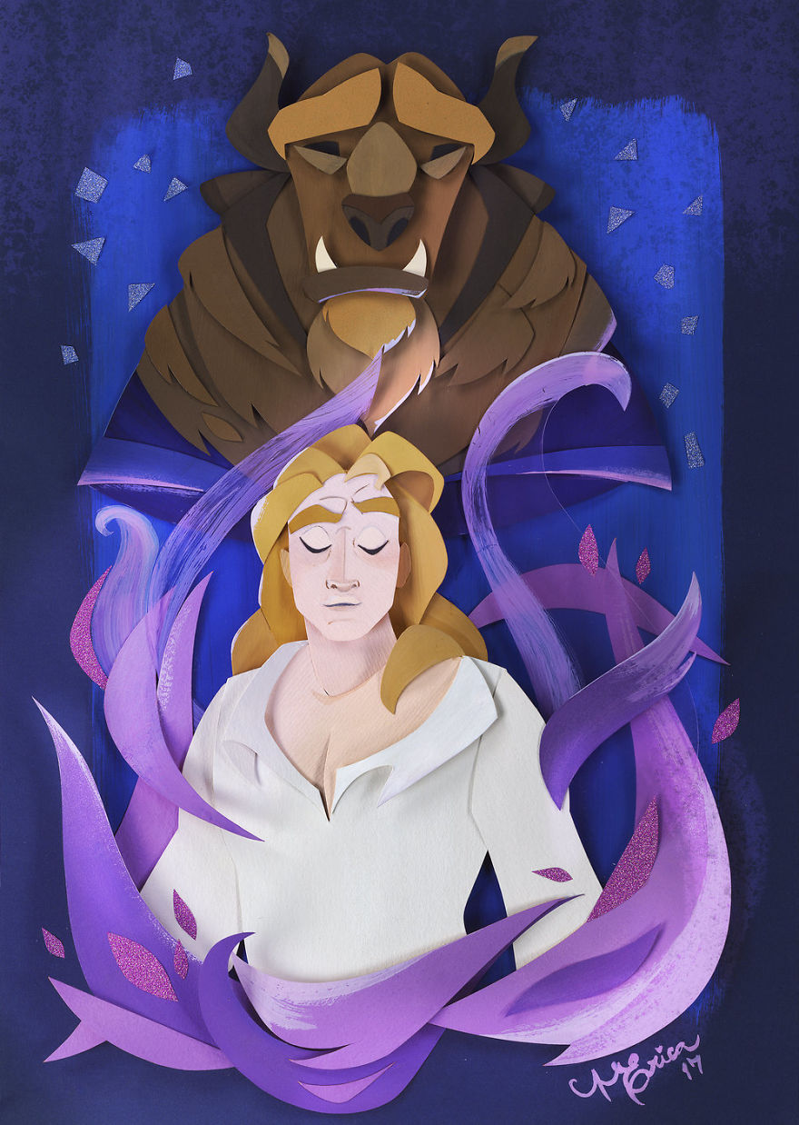 I Create A World Of My Own Using Paper, Scissors And A Little Too Much Color!