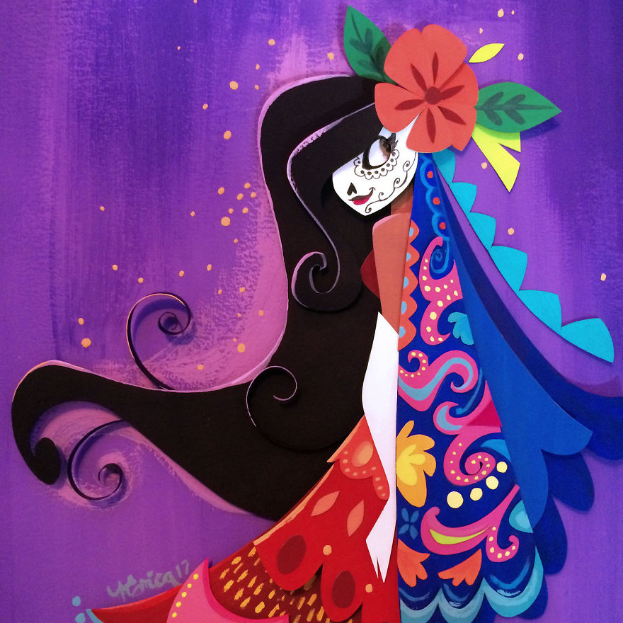 I Create A World Of My Own Using Paper, Scissors And A Little Too Much Color!