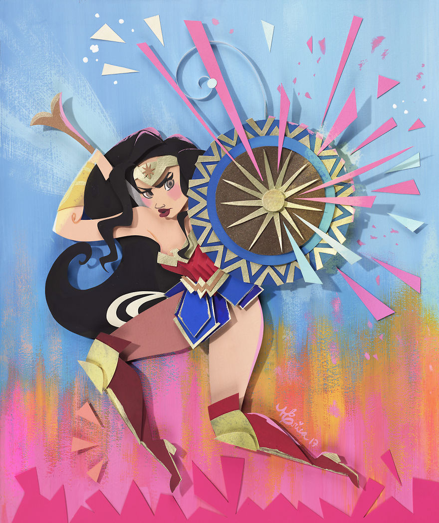 I Create A World Of My Own Using Paper, Scissors And A Little Too Much Color!