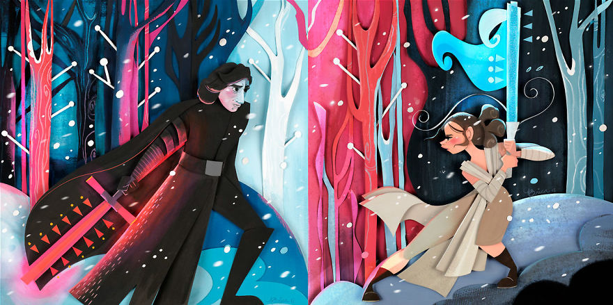 I Create A World Of My Own Using Paper, Scissors And A Little Too Much Color!