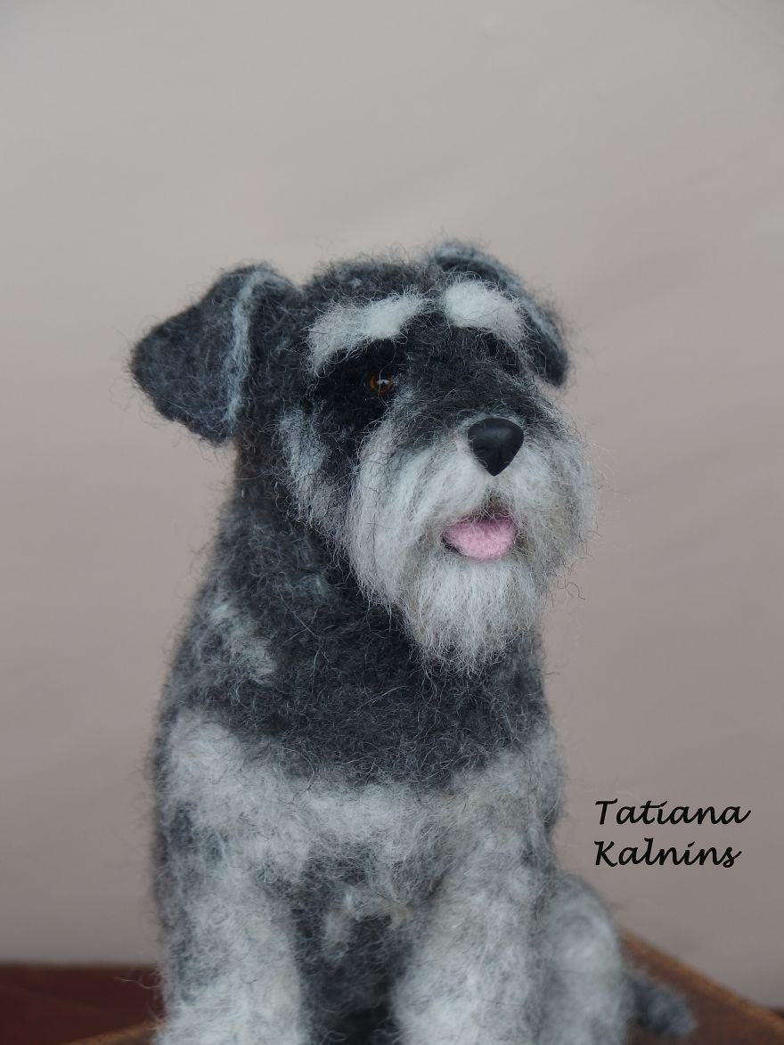 I Create Highly Realistic Needle Felted Miniature Dogs And Cats With Personality
