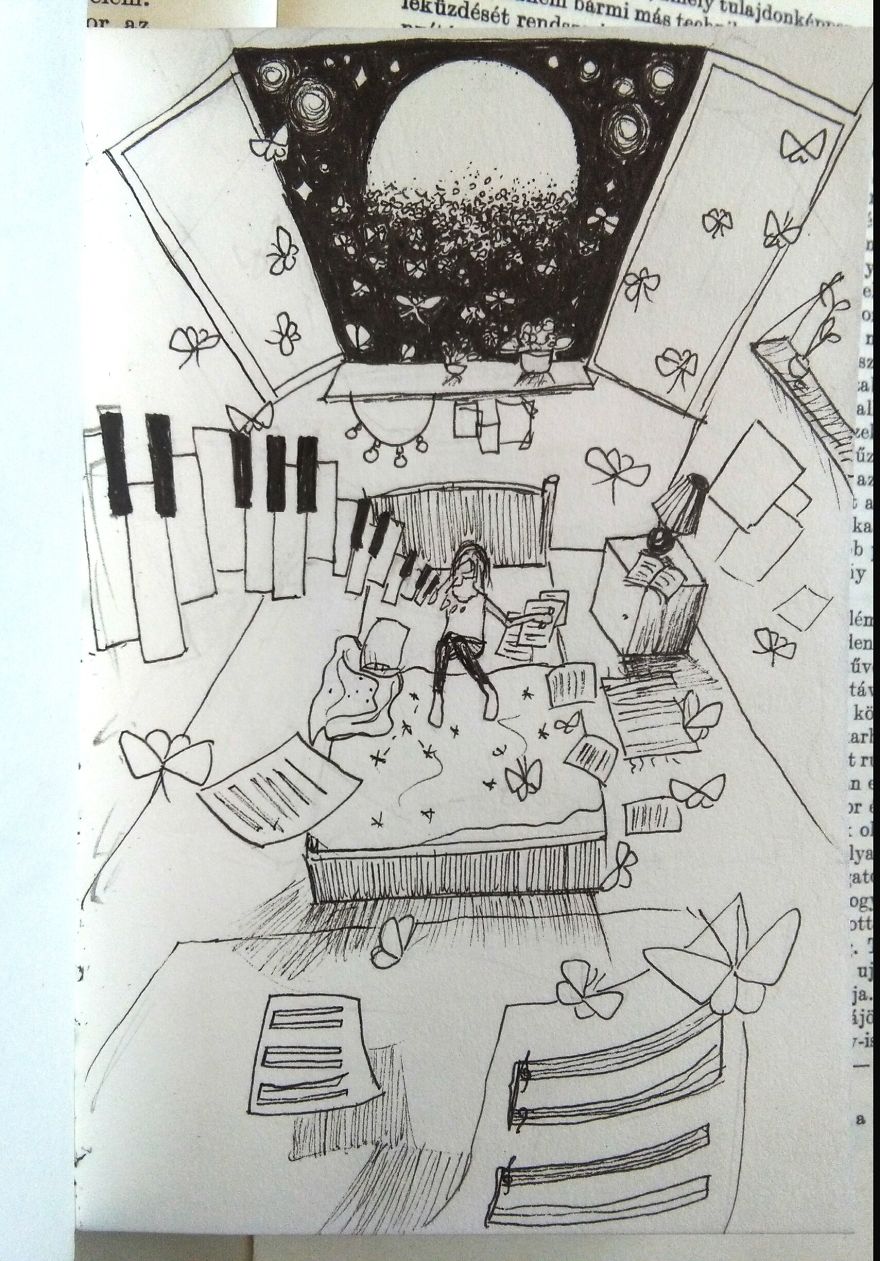 I Create Ink Drawings Since 2015 To Express My Feelings