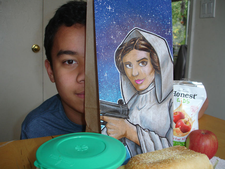 My Son Was Shy So I Started Decorating His Lunch Bags To Help Him Break The Ice At School My Son Was Shy So I Started Decorating His Lunch Bags To Help Him Break The Ice At School