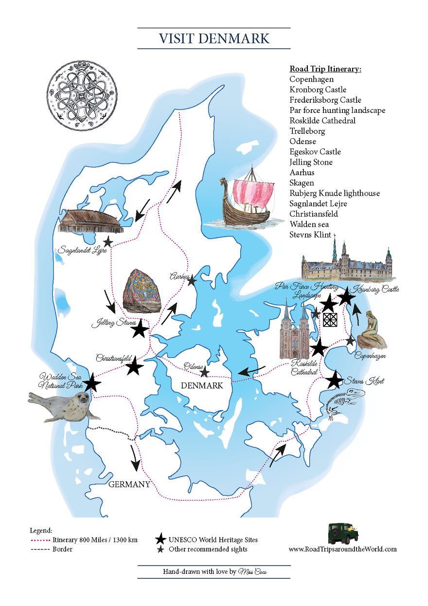 I Love Maps And The Latest One I Designed Will Help You Discover Denmark