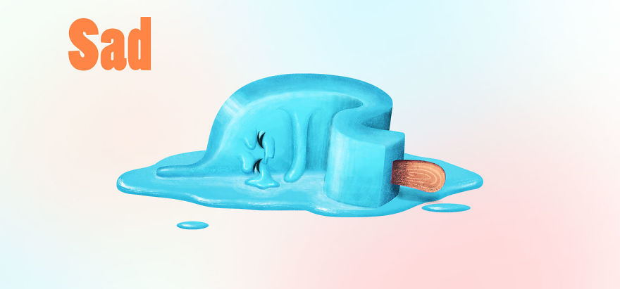 I Made 10 Icecream Illustrations That Resemble Humans And Emotions
